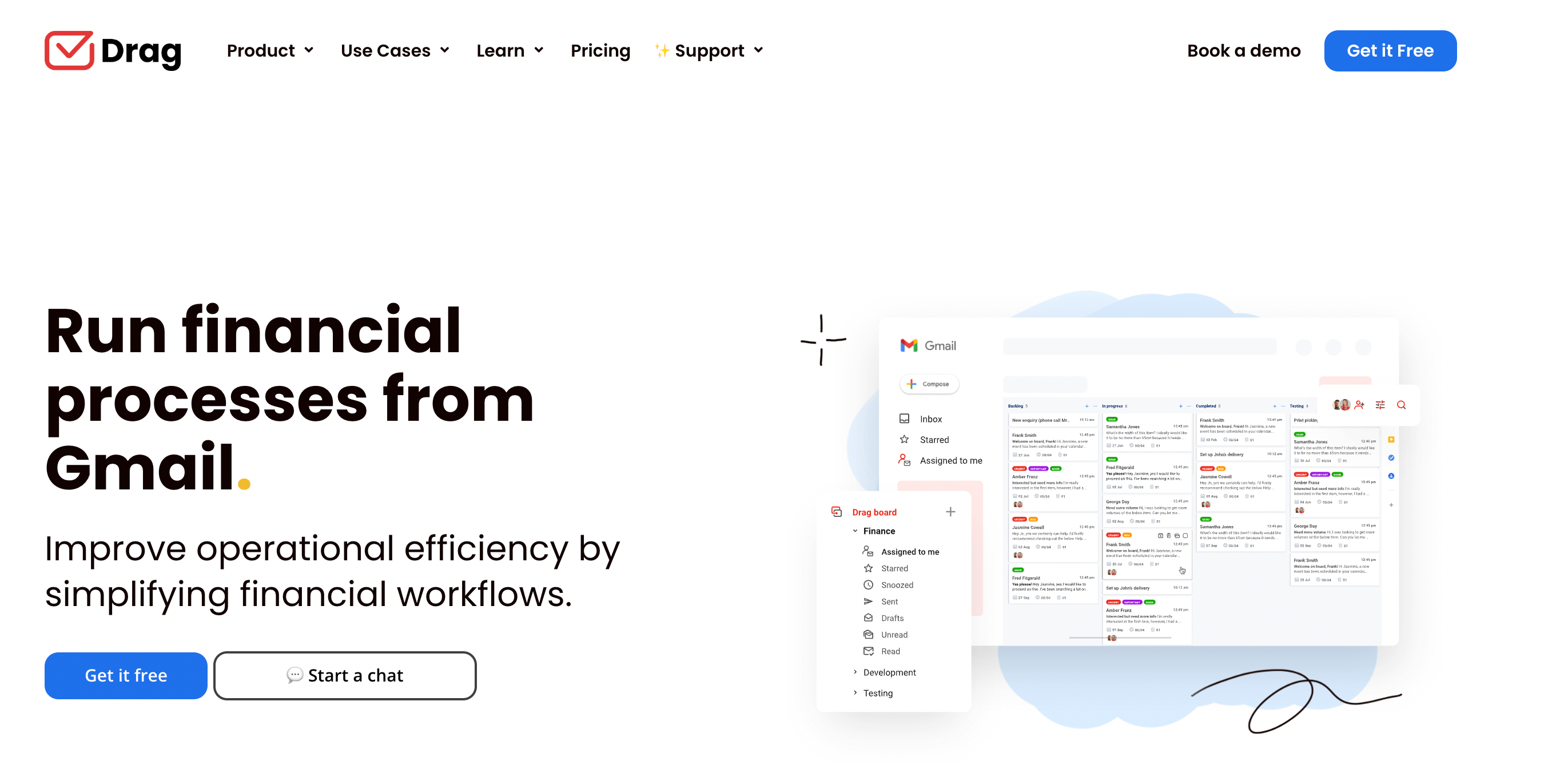 shared inbox for finance teams