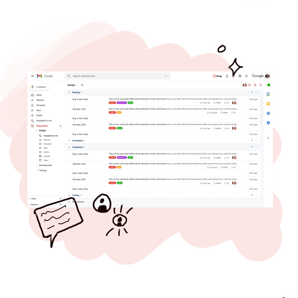 Drag - customer support tool