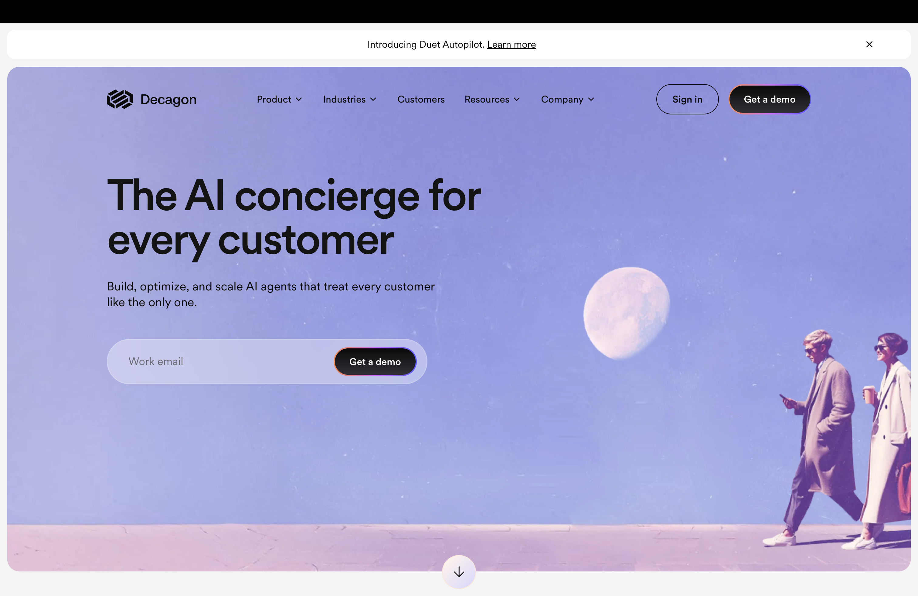 Decagon enterprise agent platform