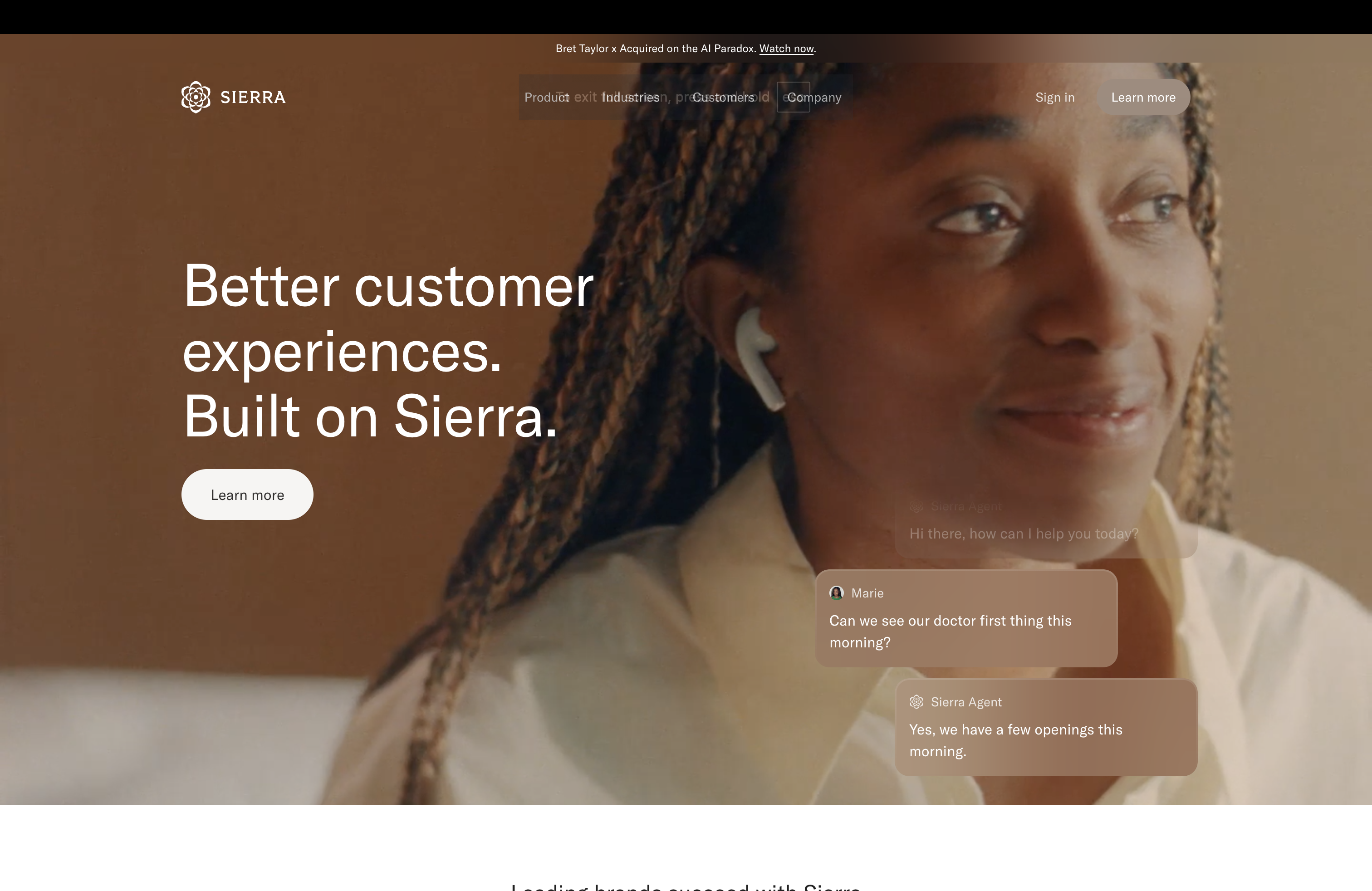 Sierra conversational AI platform