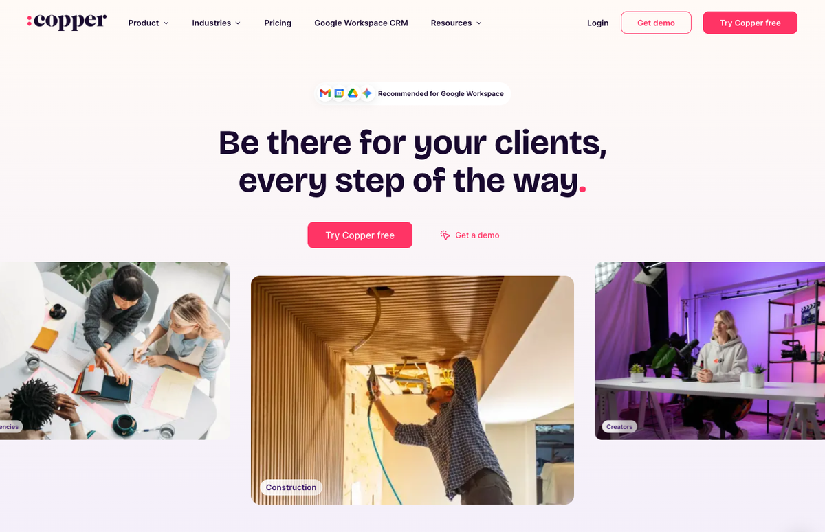 Copper homepage