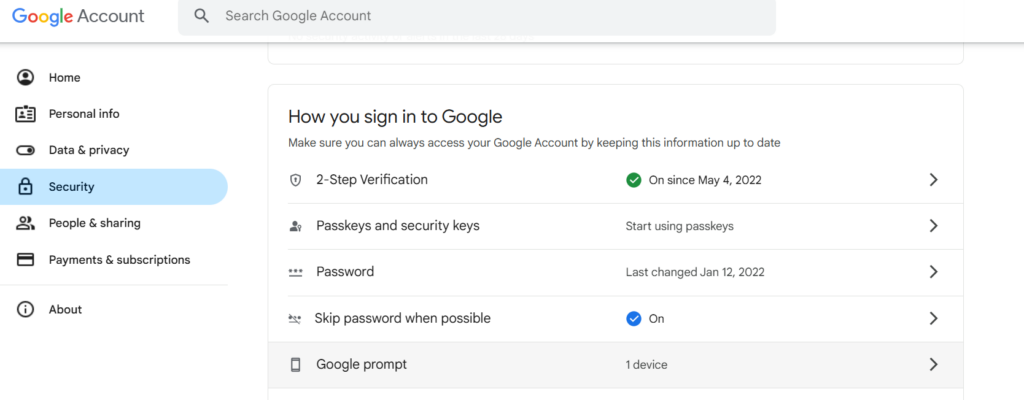 gmail account without a phone number google promp