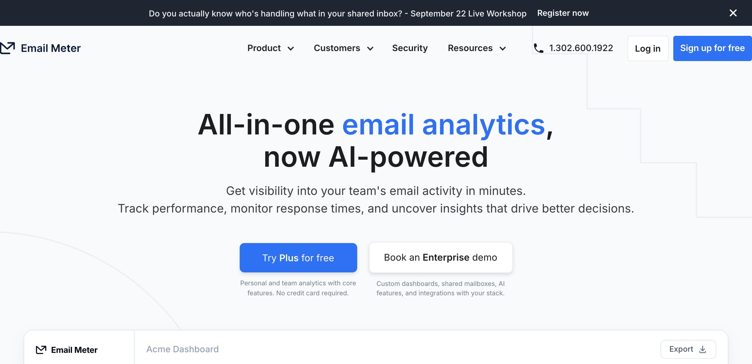 The Email Meter home page, captured 28 July 2026