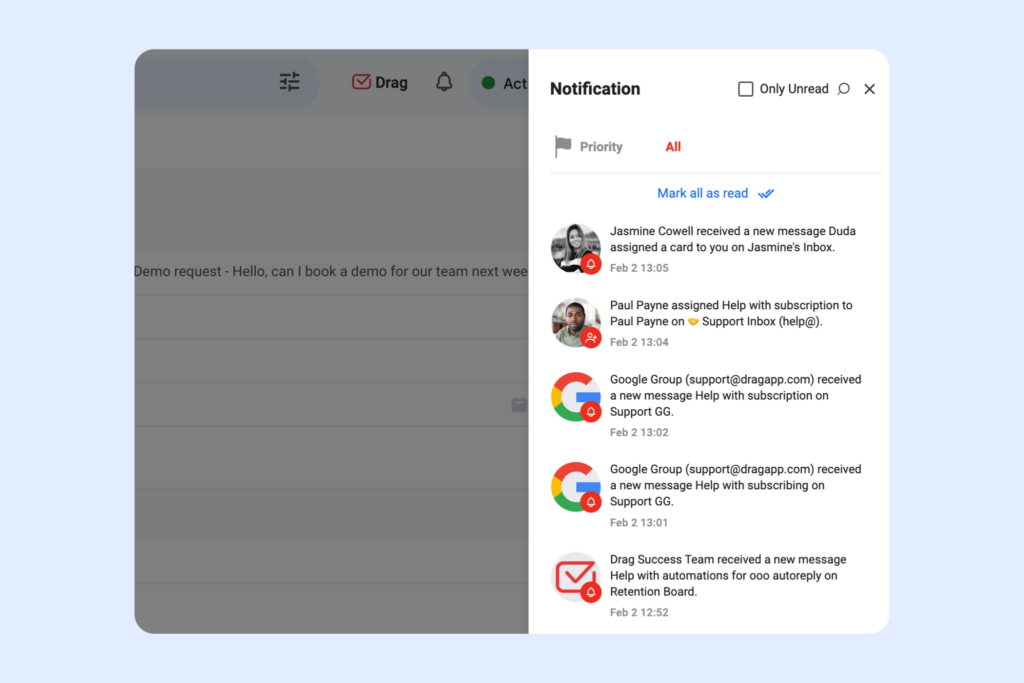 gmail group email account activity log