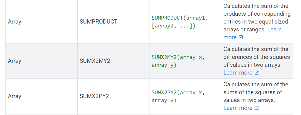 array
