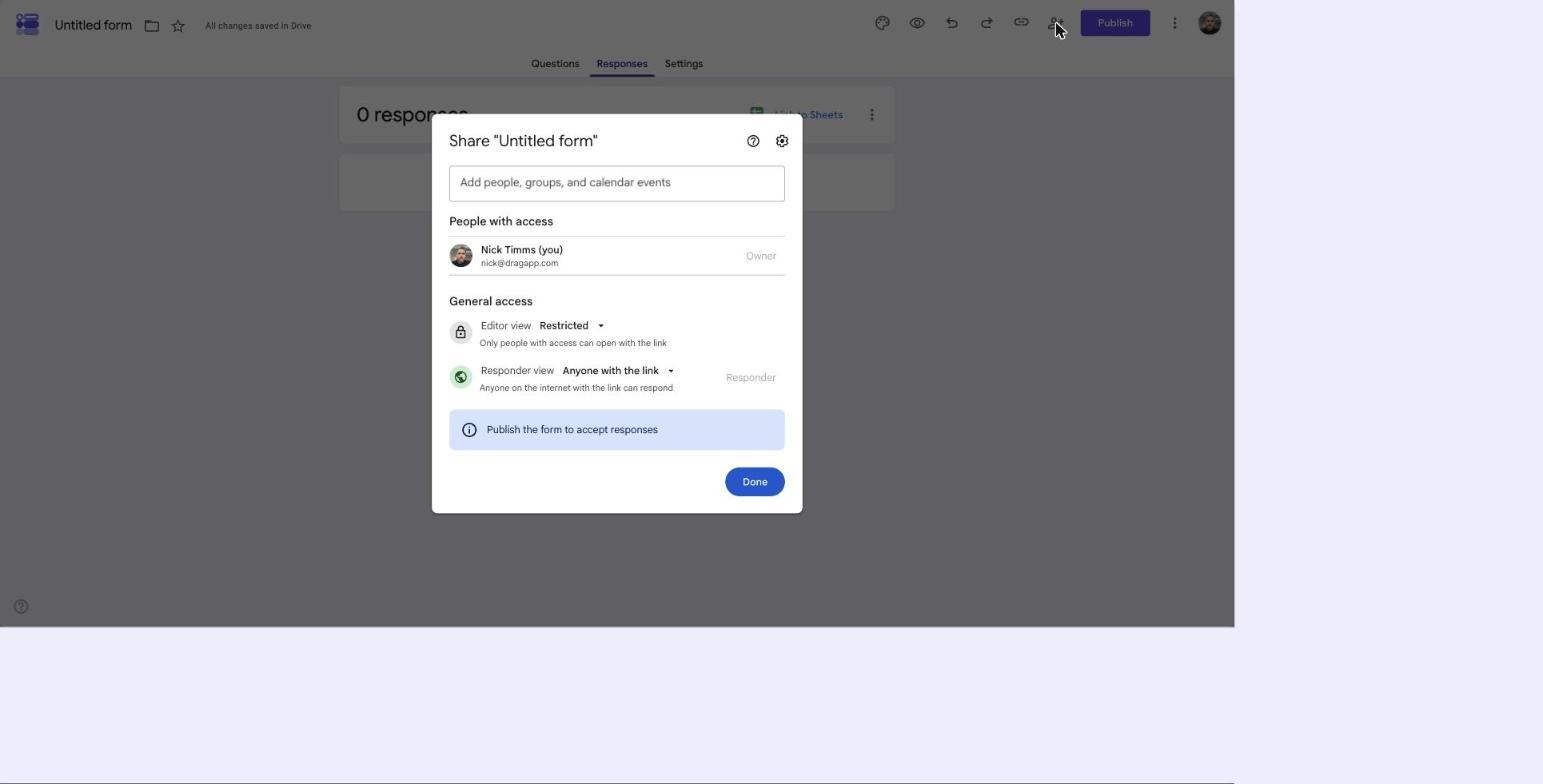 google forms collaboration