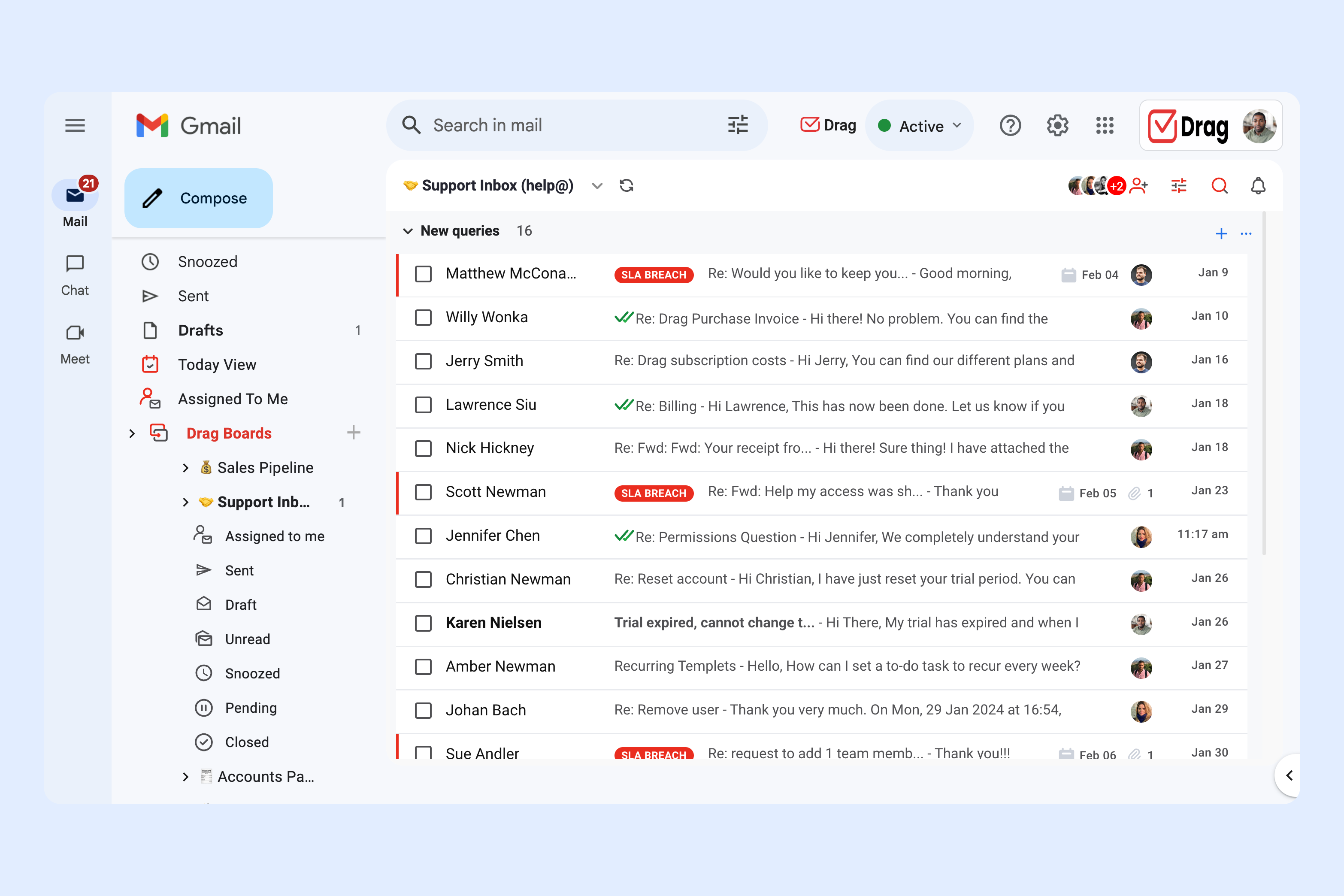Help Desk Gmail