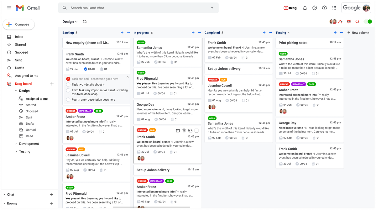 shared mailbox best practices from Drag