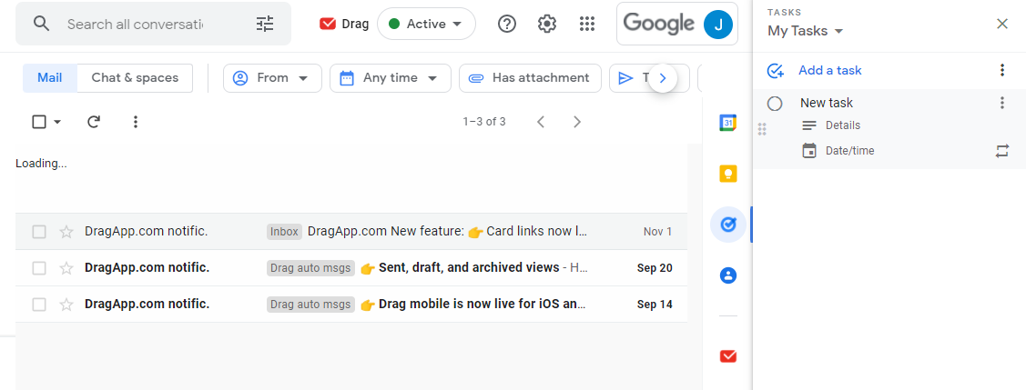google task screenshot