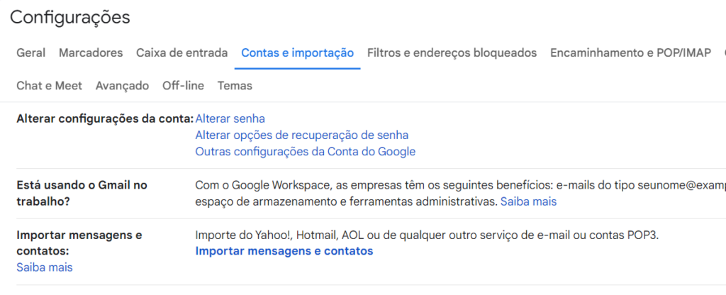 segunda conta no gmail 0