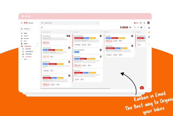 kanban in email
