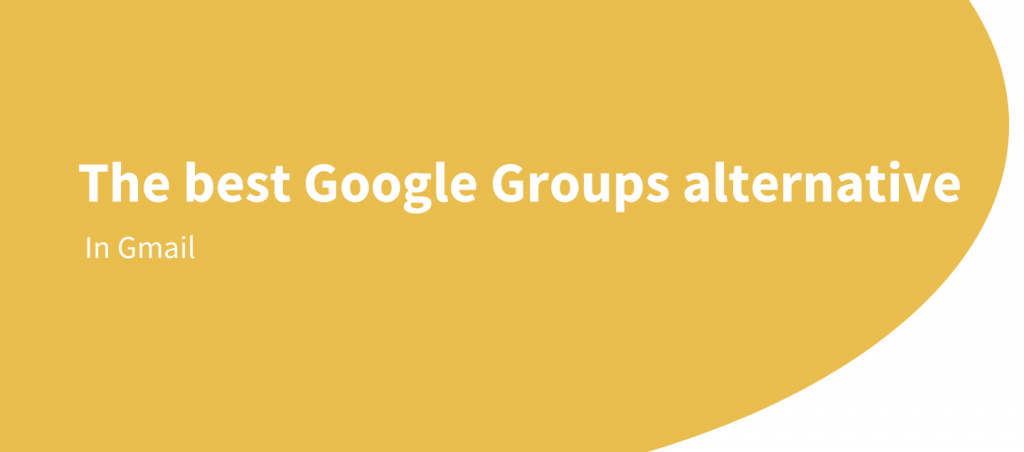 Google Groups in Gmail