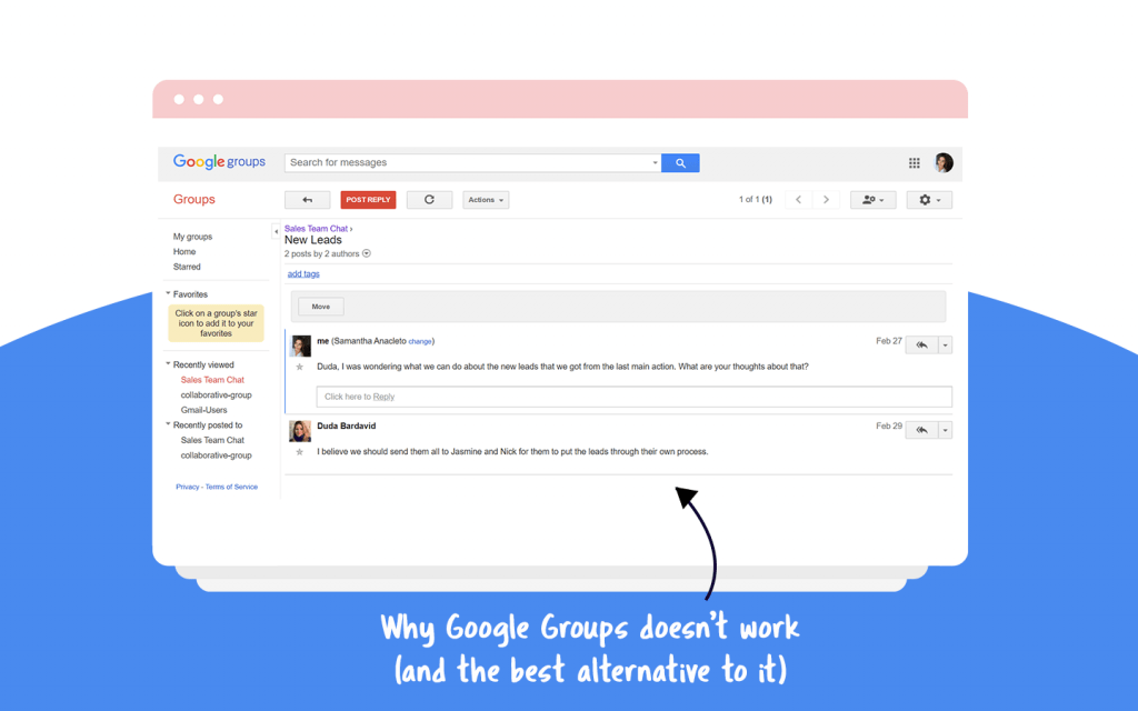 google groups alternative