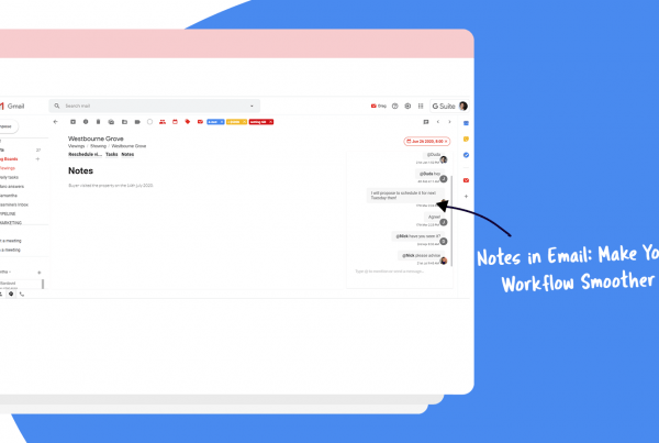 notes in email