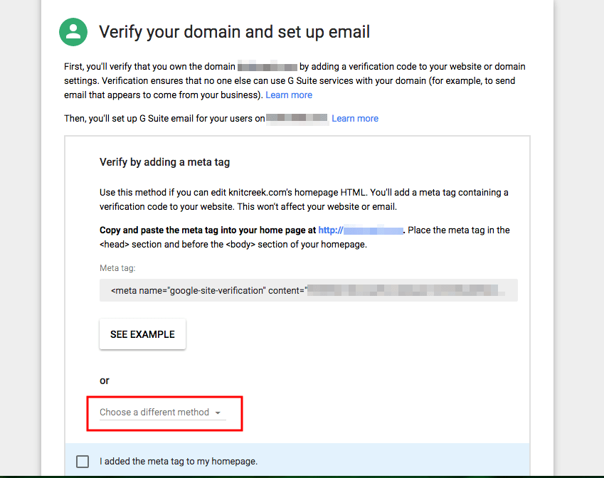 verify your domain