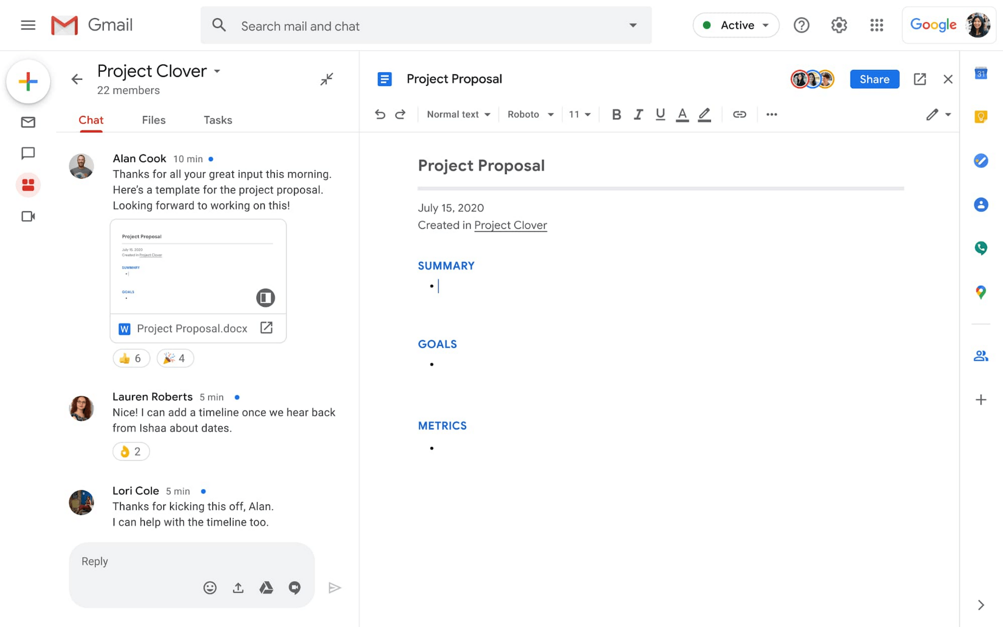 G Suite home for work