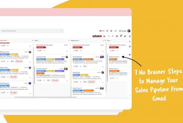 manage sales pipeline in Gmail