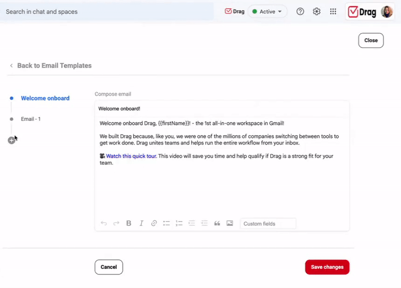 email sequence gmail