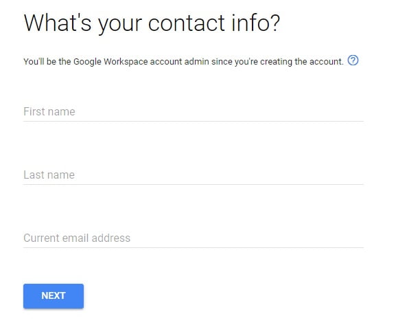google workspace email step2