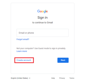 add another account to gmail step 2