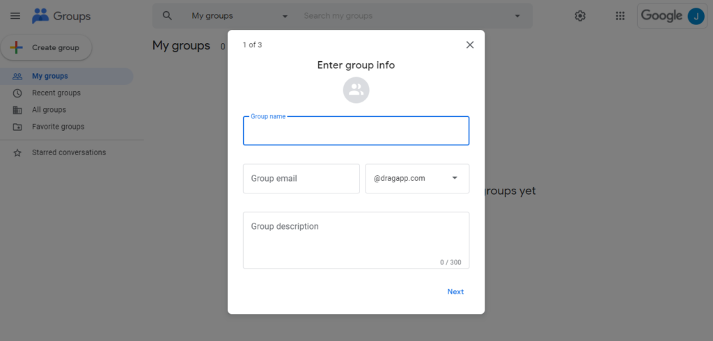 create a group in gmail 