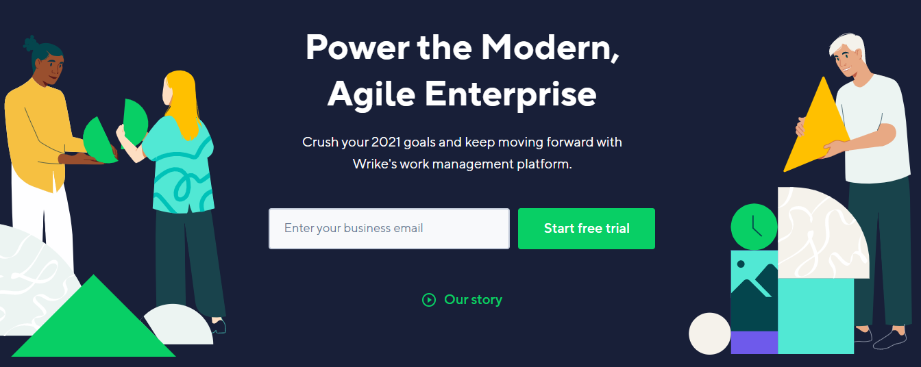 wrike page print: power the modern agile enterprise