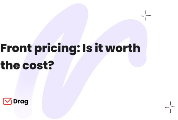 Front pricing