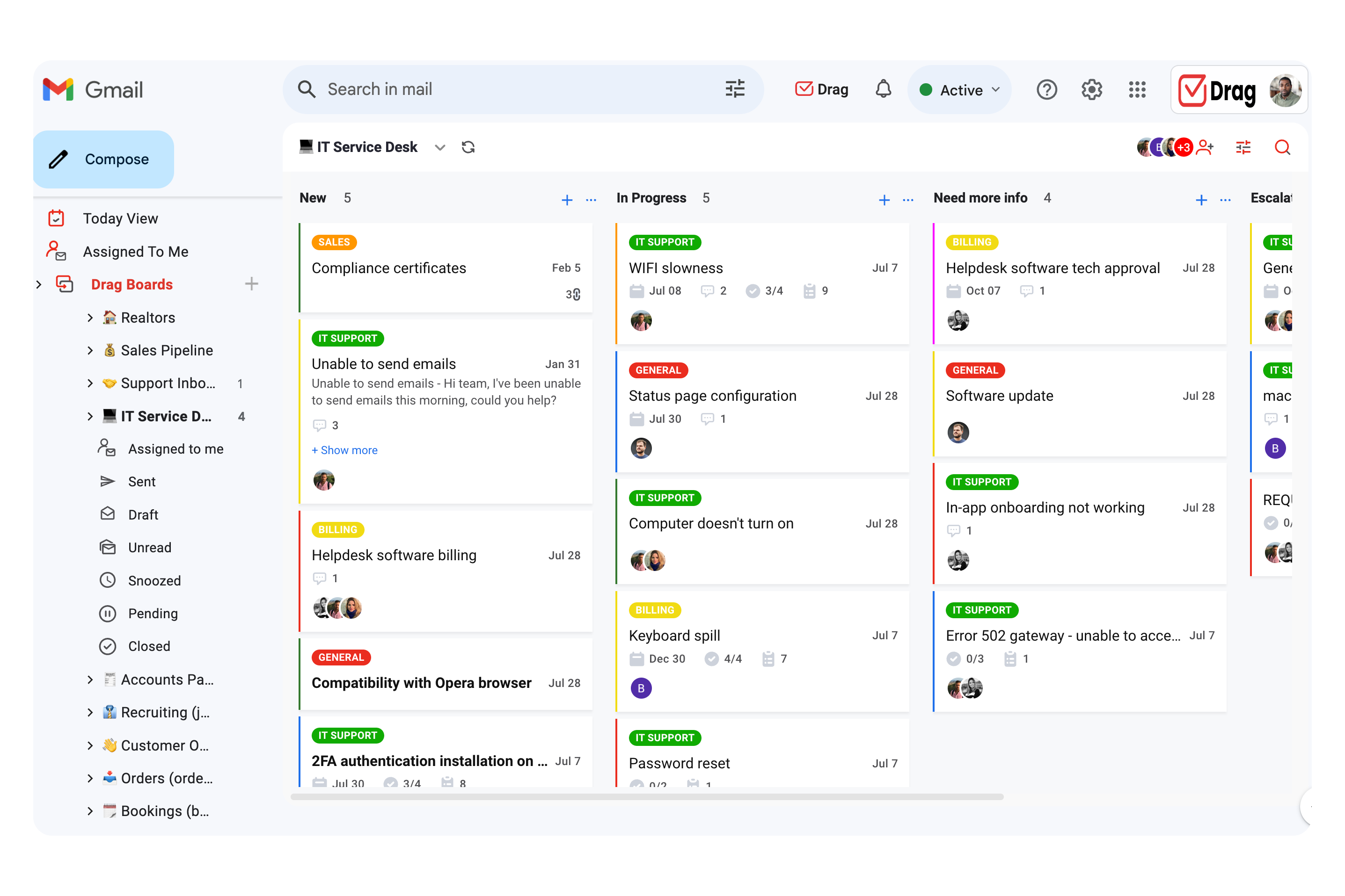 task management software in gmail