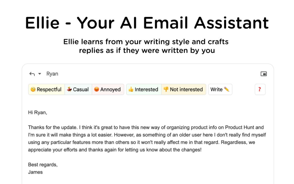 ellie ai extensions for gmail