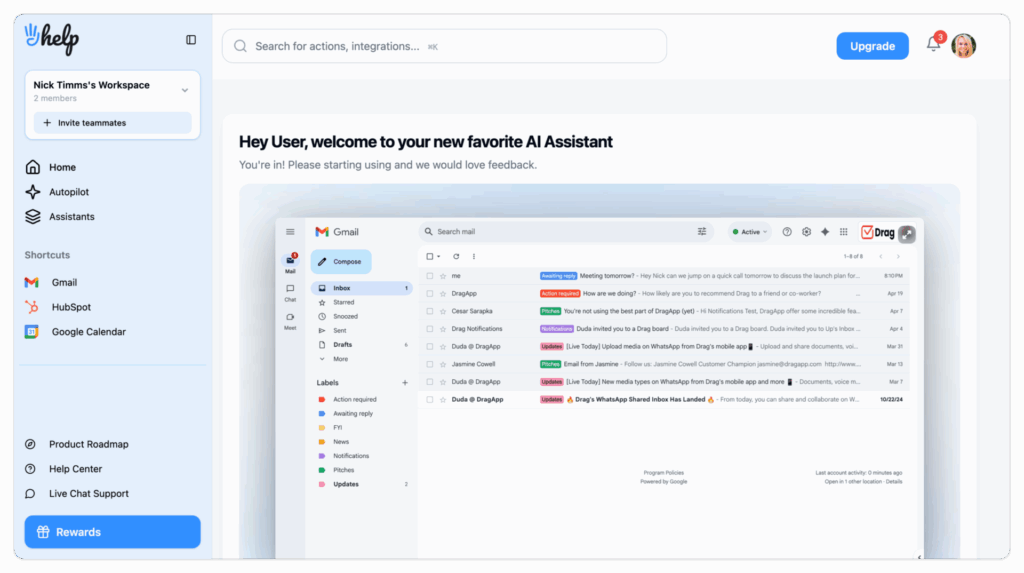 ai in email heyhelp